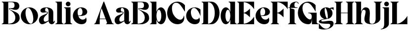 Boalie font
