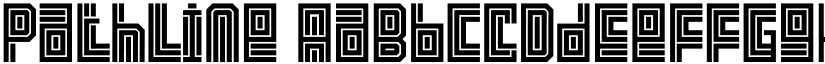 Pathline font