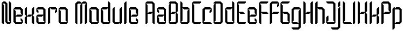 Nexaro Module font