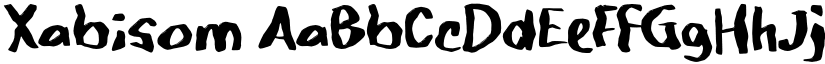 Xabisom font
