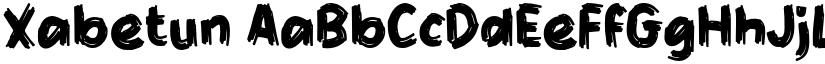 Xabetun font download