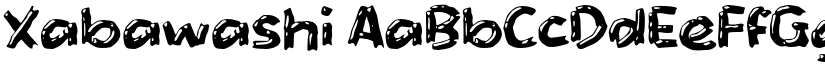 Xabawashi font