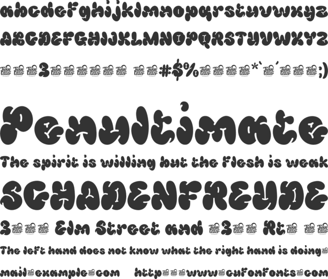 Vanto Polahe Trial font preview