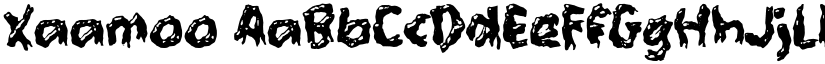 Xaamoo font