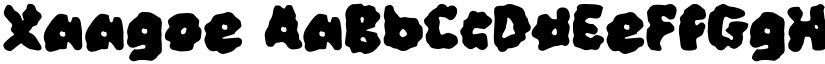 Xaagoe font