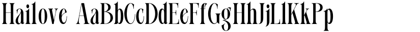 Hailove font