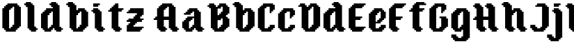 Oldbitz font