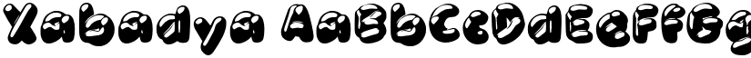 Xabadya font
