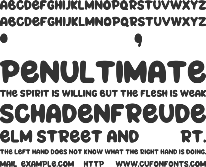 GHOULIE font preview