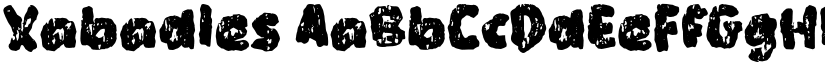 Xabadles font