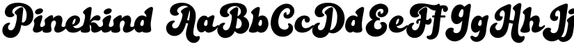 Pinekind font