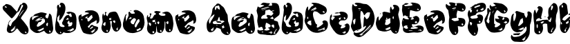 Xabenome font