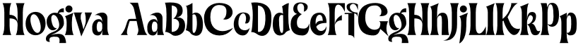 Hogiva font