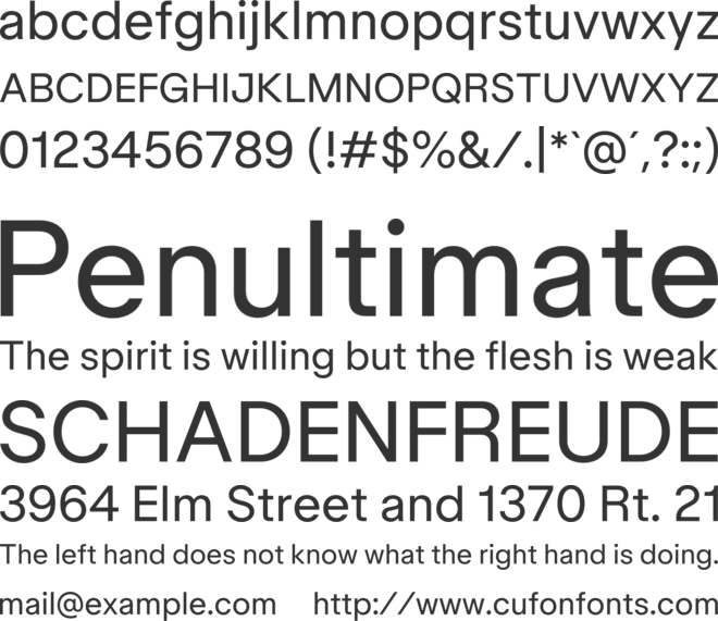 TJF Lucitra font preview