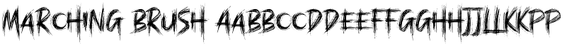 Marching Brush font download