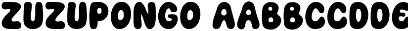 ZUZUPONGO font