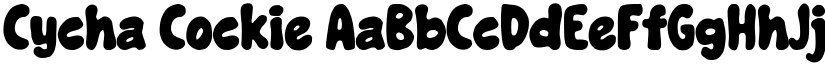 Cycha Cockie font