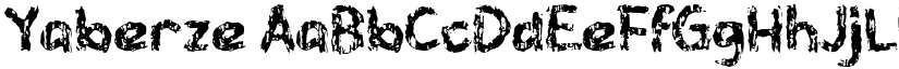 Yaberze font download
