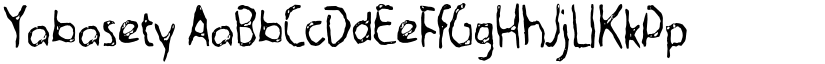 Yabasety font download