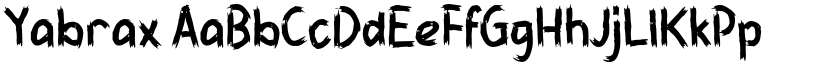 Yabrax font download
