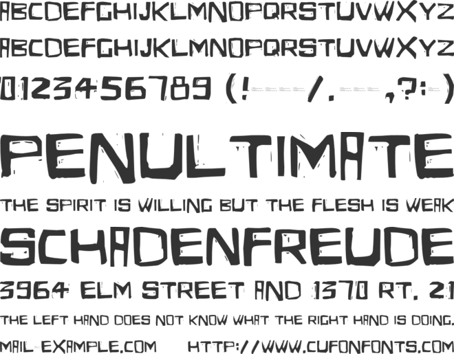 Eldes Cordel font preview