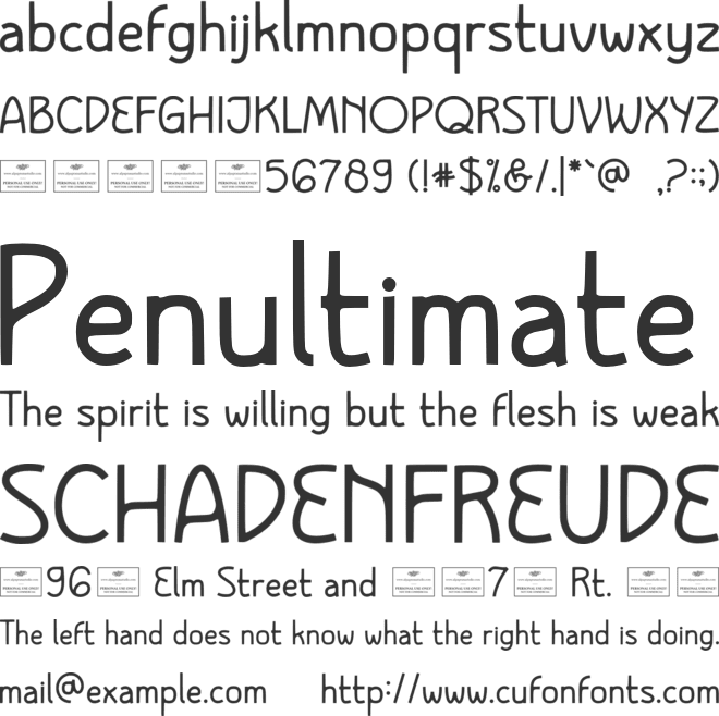 Bastion Free font preview