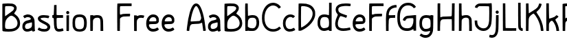 Bastion Free font