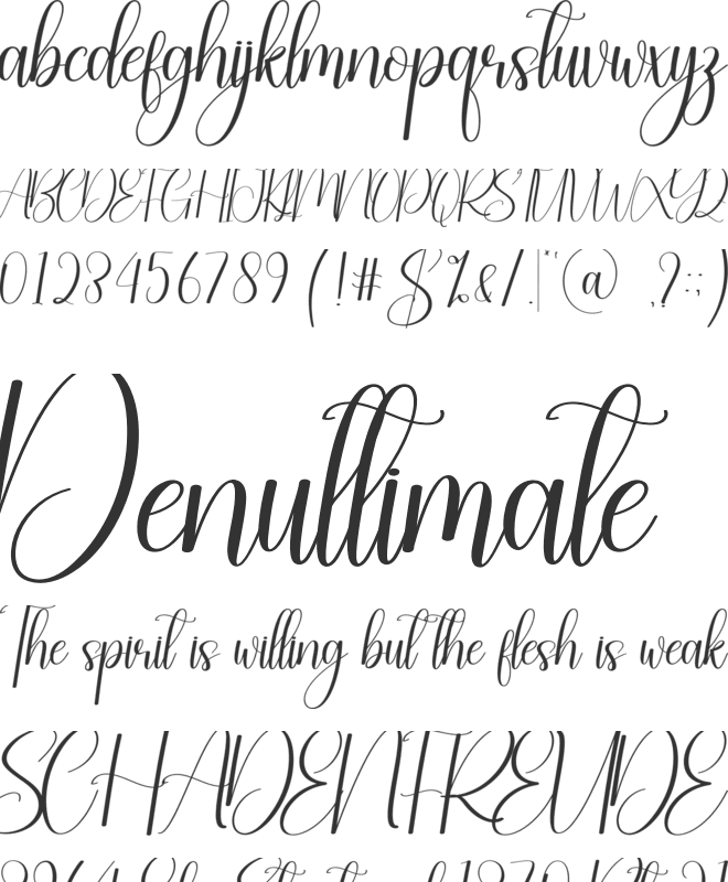 Yesterday font preview