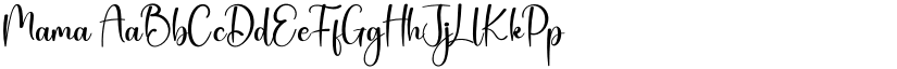 Mama font