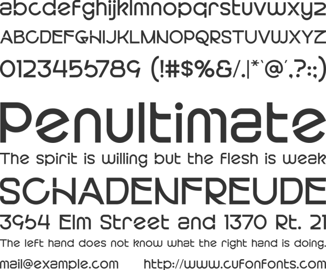 Colmeak font preview