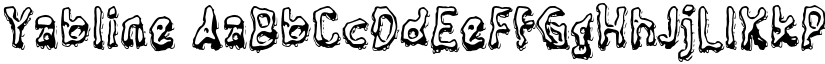 Yabline font
