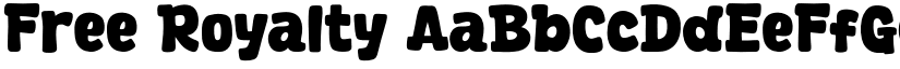 Free Royalty font