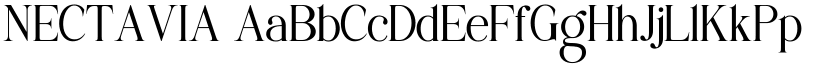 NECTAVIA font