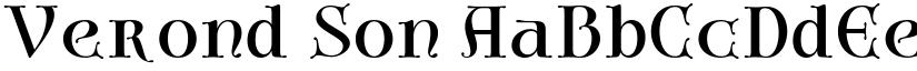 Verond Son font download