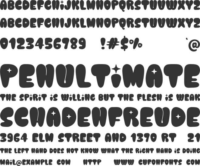 Winter Diamond font preview