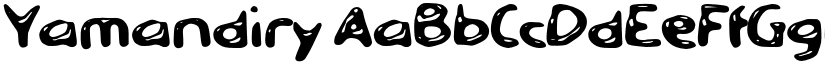 Yamandiry font download