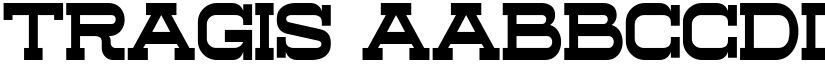 Tragis font download