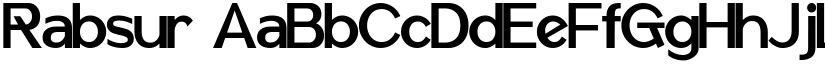 Rabsur font download