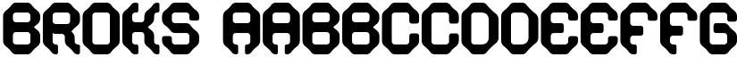 Broks font