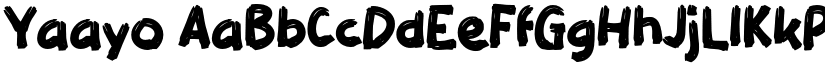 Yaayo font download