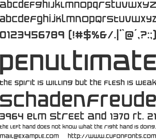 Iconoplastic font preview