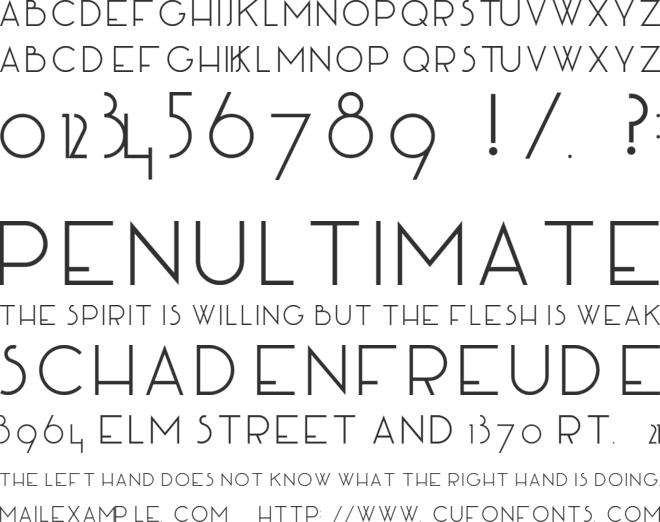 MANIFESTO font preview
