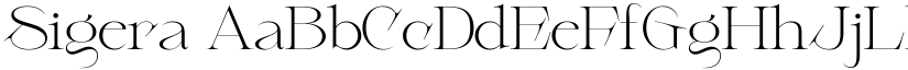 Sigera font download