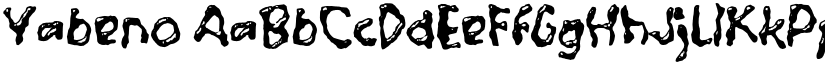 Yabeno font download