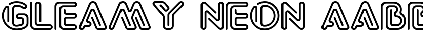 Gleamy Neon font
