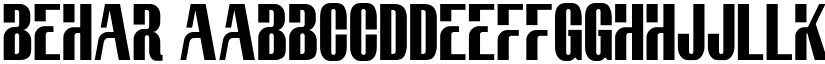 Behar font