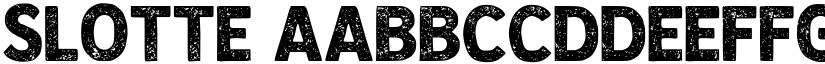 Slotte font