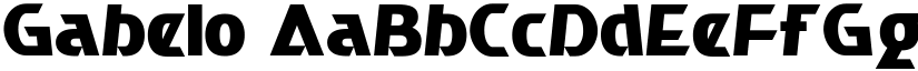 Gabelo font download