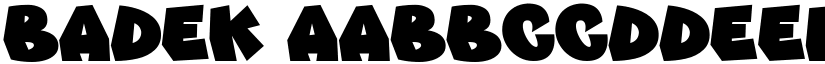 Badek font download