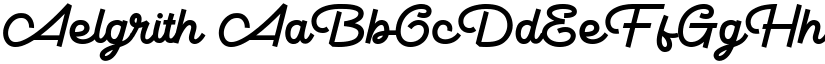 Aelgrith font download